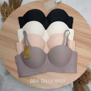 Push Up Bra Seamless Pesta TALLY 8929 Size 34-38 Cup B-C Tanpa Kawat Bra Sayap Lebar Cup Setengah