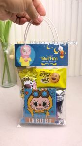 Kadokita PLASTIK SNACK LEBARAN IDUL FITRI PLASTIK GOODIE BAG HAMPERS LEBARAN IDUL FITRI FREE AMLPOP isi 10 pcs bahan tebal 3 ukura dan banyak variasi motif