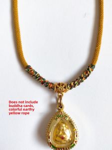 Thai Amulet Chain Handmade Milan Cotton Thread Baby Adult Mens and Womens Necklaces Pendant Hanging String Buddha Chain