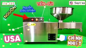 Máy Ép Dầu Công Nghiệp Septree Với Công Nghệ Chậm-Nóng-Lạnh Mã S9S Thương hiệu Mỹ Công Suất 1200W - Bảo Hành 12 Tháng Chính Hãng