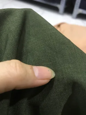 Vải cotton Lụa Hàn Quốc màu xanh rêu co giãn nhẹ không nhăn (khổ 1m5)may đầm váy vest đồ công sở cho nữ đẹp sang