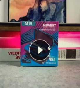 TWS dan Powerbank 2 in 1: Headset M19/M10/F9-5 Bluetooth 3000mAh