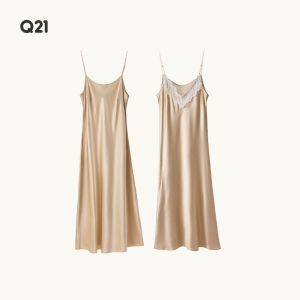 Q21 | Silk Dress for Ladies Sleep or Home Use 22 Momme 6A Grade 100% Mulberry Silk Washable