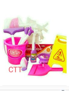 (BISA COD) MAINAN KOLEKSI ANAK PEREMPUAN CLEANING SET ALAT KEBERSIHAN AYO BERSIH - BRRSIH MURAH