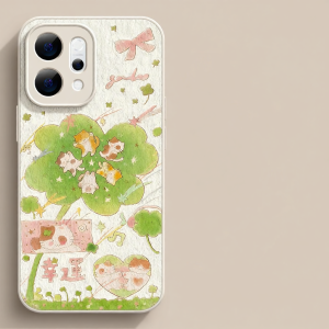 CIJING | Lucky Four-leaf Clover Protective Case Shockproof Matte
