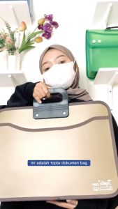 Topla Tas Resleting Dokumen Bag F4 5090 & Tas Laptop 15.6 Inch