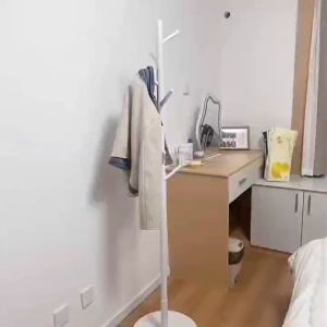 Coat Rack Umbrella Stand Clothes Rack Wooden Coat Rack Bedroom Drying Rack