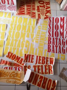 stiker cutting stiker buat nama bebas perkalimat
