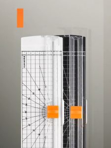 Portable Paper Trimmer with 5 Free Blade Plastic Paper Cutter for A4 Size Office Cutting Paper Tools