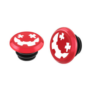 Muqzi Super Light Aluminum Alloy Bicycle Handlebar Plug: Mountain Road Fixed Gear Bike Handlebar Cap Cycling Accessories