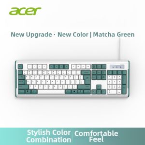 Acer | Mechanical Feel Keyboard Mouse Set for Desktop Laptop Office Use