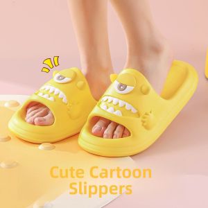 MONLEYTA | Adorable Monster Slippers Soft Thick Bottom Anti-Slip Bath Slippers For Men And Women Home Indoor Summer New Style EVA Slippers