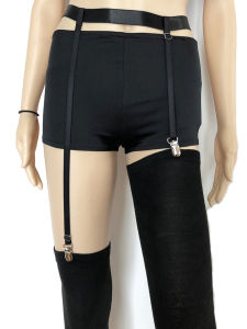 Anti-Slip Socks Holder up Leg Ring Waist Band Nylon Fabric One Size Fits All Hidden Fastener Stocking Tights Suspenders