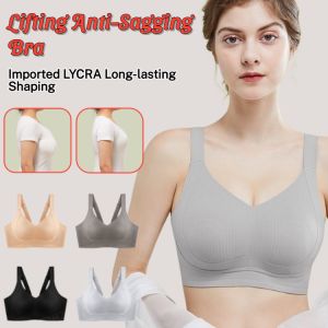 Lifting Anti-Sagging Bra Non-Wired Comfortable Lingerie Traceless Holding Womens Bra Plus Size