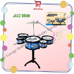 Mainan Jazz Drum Set Standing Berdiri Music  Edukasi Anak Alat Musik