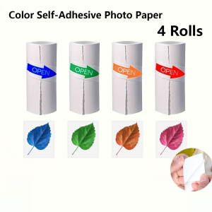 Color Photo Print Mini Printer Can Print Labels Photos Images Text URLs Gift Choice57*25mm Print