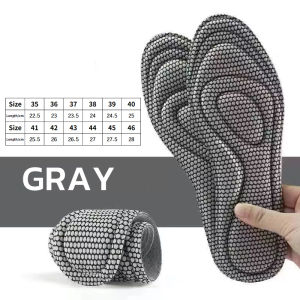 AIK แผ่นรองเท้าเพื่อสุขภาพ ใส่สบาย ป้องกันการปวดเท้า ขนาด 35-46 insoles