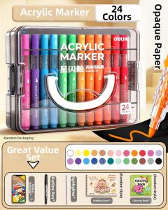 deli | Non-toxic Opaque Layerable Childrens Art Markers