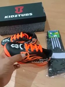 KIDZTUBS Paket Komplit Sepatu Futsal Anak Usia 6-10 Tahun