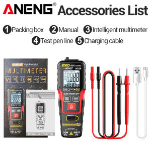 ANENG | Digital Multimeter Rechargeable ANENG M129 NCV Voltage Sensing 4000 Counts Smart 500V Voltmeter Resistance Detection Repair Tool