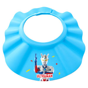 SVORIAHI | Mũ tắm chống nước Ultraman cho trẻ em Mũ bảo vệ tai khi gội đầu cho bé trai và bé gái Mũ tắm chống nước cho trẻ sơ sinh