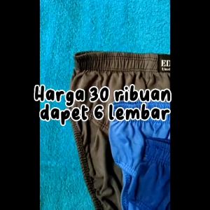 [6 PCS] Celana Dalam Pria Remaja Edgina Katun Lokal CD Laki-laki Dewasa Sguna