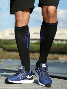 Thickened Towel Bottom Socks Professional Marathon Running Socks Men Women Mid-Calf Fitness Jump Rope Cycling Leg Pressure Socks