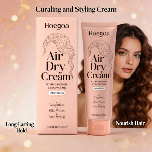 Curl Styling Cream with Castor & Coconut Oil Defines Curls Enhances Natural Curls and Waves Hydrating Nourishing Adds Shine 100g