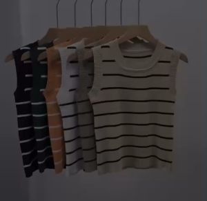 Áo Len 3 Lỗ Sát Nách Nữ Croptop Chất Đẹp