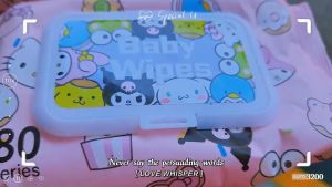 Tisu Basah Bayi Sanrio Seri 80 Lembar - Perlindungan Kulit Lembut Bebas Paraben