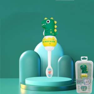 🦕แปรงสีฟันเด็กลายไดโนเสาร์อ้วนน่ารัก🦖🦖