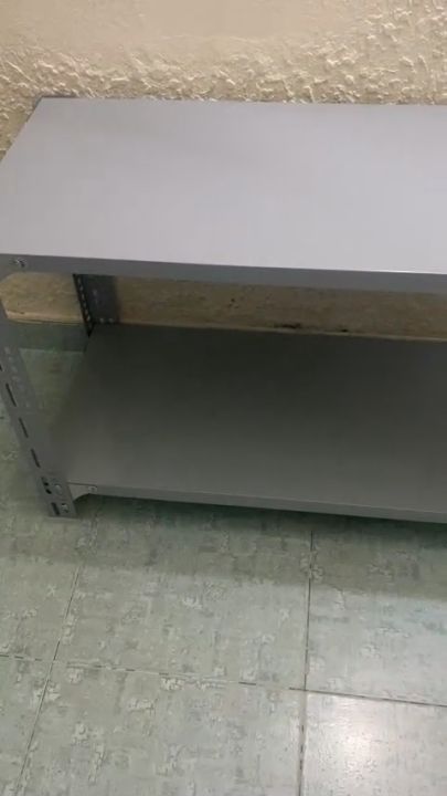 Kệ Sắt V Lỗ 2 Tầng Lắp Ráp: Rộng 40cm X Dài 80cm, Lắp ghép đa năng, Màu ...