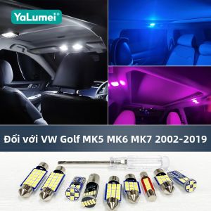 12 Đèn LED Canbus 12V Nội Thất Đèn Đọc Sách Đèn Trần Cho Volkswagen VW Golf 5 6 7 MK5 MK6 MK7 Phụ Kiện Đèn Cốp Xe
