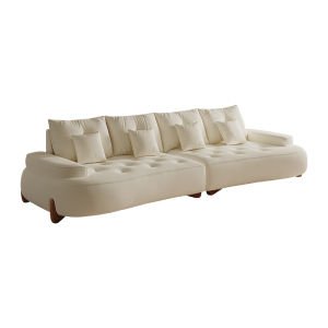 KLESK | Cloud Velvet Cream-style Sofa Small Household