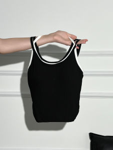 La Chapelle Color Block Sports Bra Top Womens Slim Fit Vest Integrated Strap Backless Inner Wear Shoulder Pad Yoga Casual