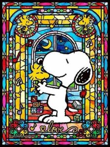 KAYOU | Handmade DIY Japanese Anime Diamond Painting Kit Water Diamond Snoopy Cross Embroidery Diamond Mosaic Home Decoration