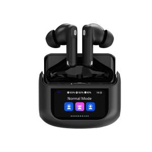 Ruihe Wireless Bluetooth Earphones Color Screen Long Battery Life Noise Reduction Digital Display Smart New Model Earbuds