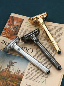 Manual Stainless Steel Razor Sharpness Adjustable 8 Levels Old Fashioned Shaving Razor Mens Grooming Tool Home Use