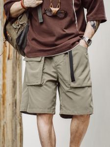 MADEN | Multi-Pocket Straight Cut Loose Quick-Drying Outdoor Shorts