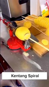 Mesin Pengiris Kentang Spiral: Alat Pemotong Kentang Spiral Profesional