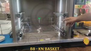 FOUR SIDE PULL OUT BASKET - WITH SOFT CLOSE (STAINLESS STEEL)