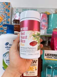 Viên uống Weider Red Yeast Rice Plus 1200mg hộp 240 viên Mỹ.