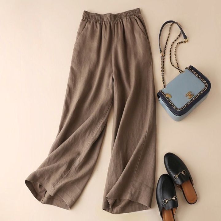 Asian wide leg clearance pants