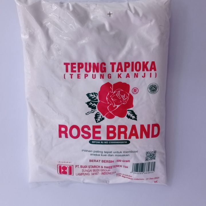 Tepung Tapioka Atau Tepung Kanji Tepung Aci Cap Rose Brand Kemasan