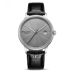 Seagull Watch Mens Stylish Penrose Design Belt Automatic Mechanical Watch Mens Watch Artist Series 6015