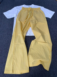 Quần Dài Nam Mùa Hè Cleanfit Ống Đứng Sọc Vàng Nhanh Khô Quần Dài Thường Ngày Quần Ống Thẳng Mỏng Quần Dài Thoải Mái