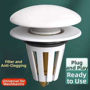 Press Spring Core Ceramic Sink Plug