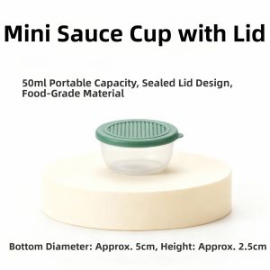 WODEBAIHUI | Portable Food Grade Mini Sauce Cup