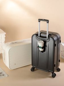 Draw-Bar Luggage Womens New Travel 18-Inch Mute Universal Wheel Suitcase Durable Zipper 26 Password Suitcase