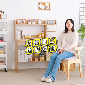 Study Table With Bookshelf Laptop Table Home Simple Desk Bookshelf Combination Computer Desk Writing Desk